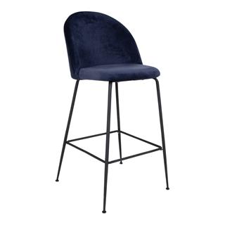 Flot og elegant barstol fra House nordic i blå/sort.