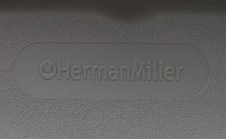 Herman Miller Aeron komplet ryg til Model B, Classic i Titanium Pellicle Quartz, Smoke.