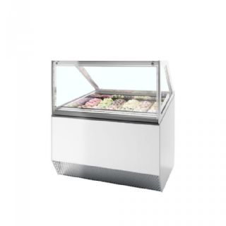 Tefcold - Scoop ice fryser med ventileret køl og flad glasfront/top MILLENNIUM ST12