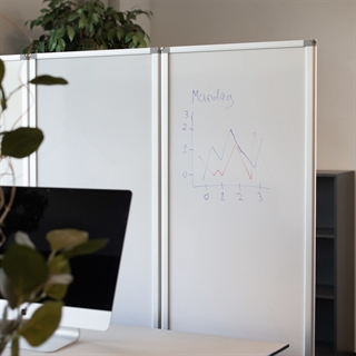 Miljøbillede af Pz Flex Foldevæg m/whiteboard fra FTI.