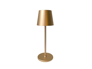 Klio opladelig LED bordlampe i messing/guld fra House Of Sanders.