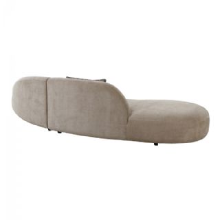 Sofa med 2 puder, chenille, natur, HN1256 fra House Nordic