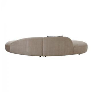 Sofa med 2 puder, chenille, natur, HN1256 fra House Nordic