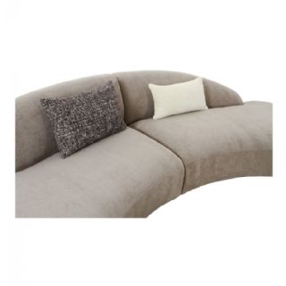 Sofa med 2 puder, chenille, natur, HN1256 fra House Nordic