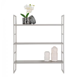 Væghylde, stål, cool grey, 3 hylde<br/>48x17x55 cm fra House Nordic