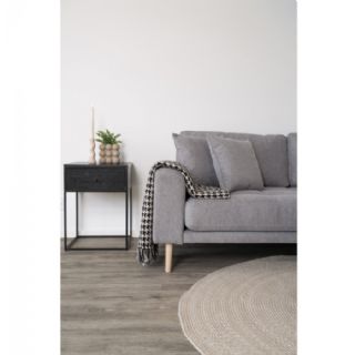 Plaid, sort/beige 130x180 cm fra House Nordic