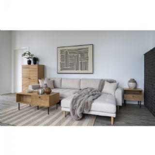 Plaid, imiteret pels, beige 130x180 cm fra House Nordic