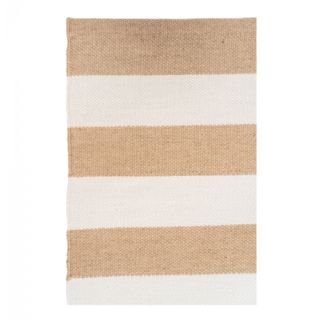 Tæppe, 100% genanvendt plast, beige/off white 140x200 cm fra House Nordic