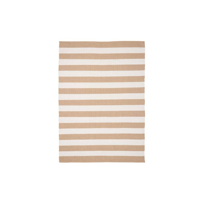 Tæppe, 100% genanvendt plast, beige/off white 140x200 cm fra House Nordic