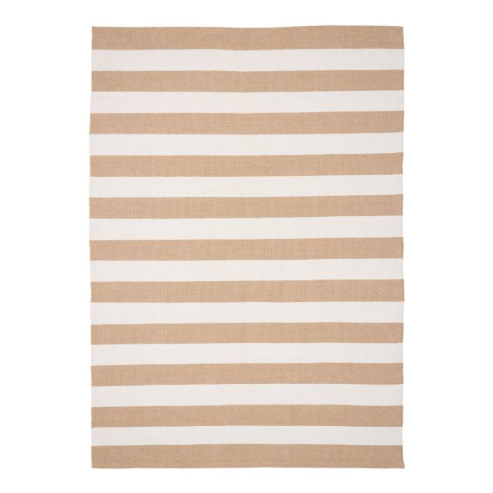 Tæppe, 100% genanvendt plast, beige/off white 200x300 cm fra House Nordic