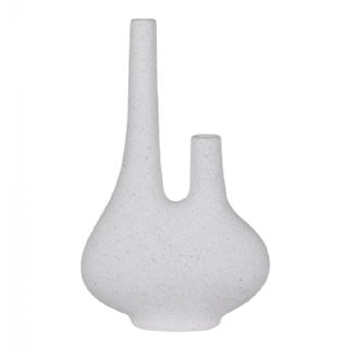 Vase, keramik, hvid, 23x11,5x37 cm fra House Nordic