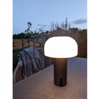 Lampe,  hvid/kobber, genopladelig fra House Nordic