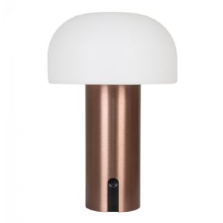 Lampe,  hvid/kobber, genopladelig fra House Nordic