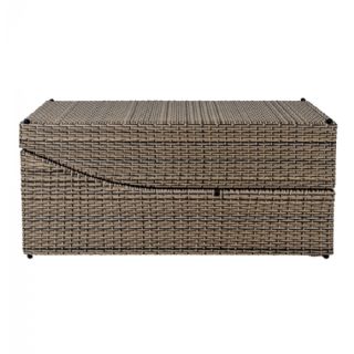 Solseng, polyrattan/polyester, kubu grå, inkl. hynde fra House Nordic