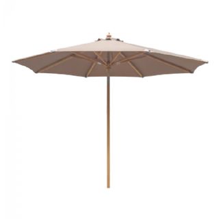 Parasol med tilt, træstok, sand, ø300 cm fra House Nordic